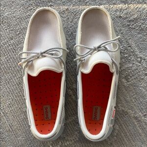 Swims Cream with Light Gray Detail Loafers